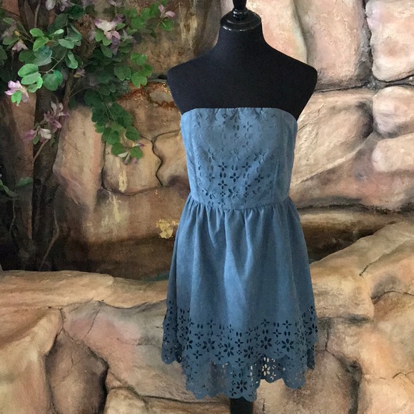 Kashmir Blue Mini Dress - Picture 2 of 4
